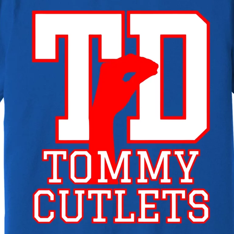 Td Tommy Cutlets New York Italian Football Premium T-Shirt