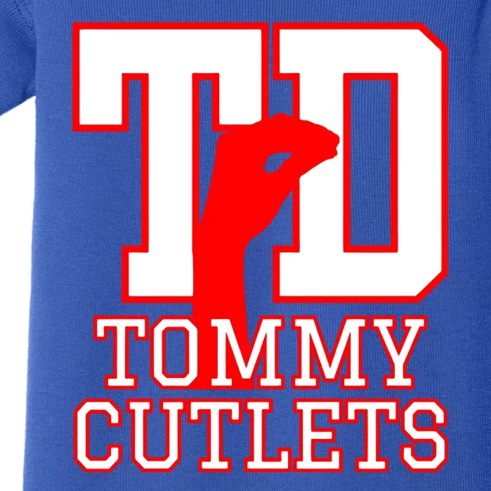 Td Tommy Cutlets New York Italian Football Baby Bodysuit