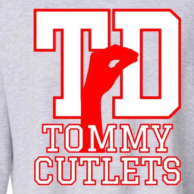 Td Tommy Cutlets New York Italian Football Cropped Pullover Crew