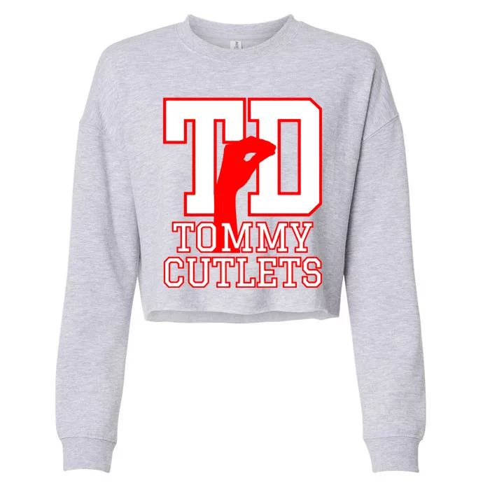 Td Tommy Cutlets New York Italian Football Cropped Pullover Crew