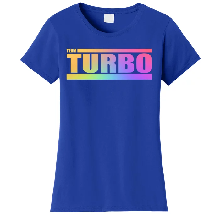 Team Turbo Challenge (Rainbow) Racing Great Gift Women's T-Shirt