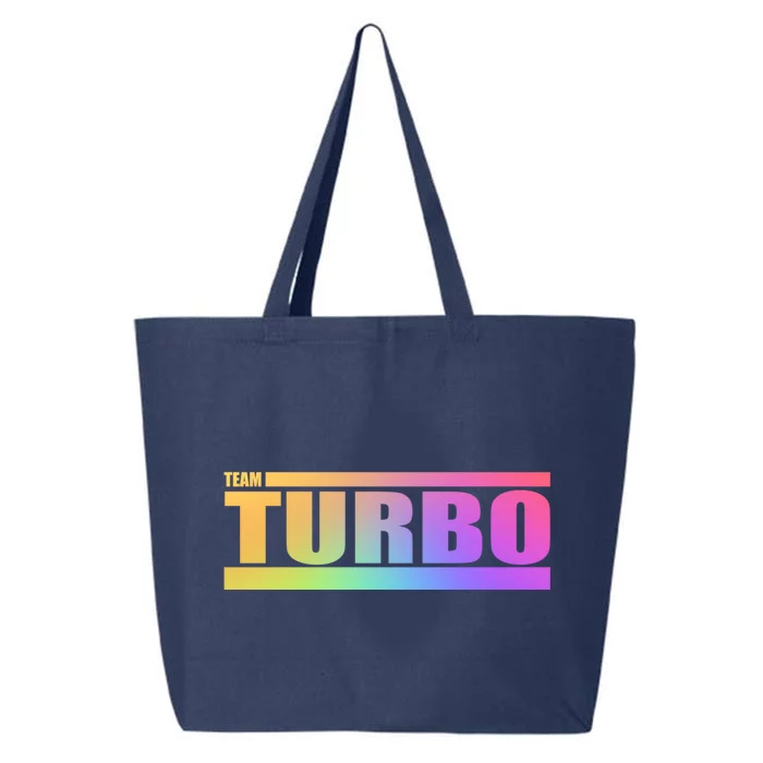 Team Turbo Challenge (Rainbow) Racing Great Gift 25L Jumbo Tote