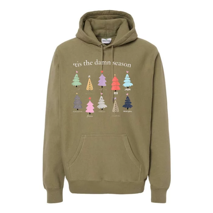 Tis The Damn Season Christmas Tree Premium Hoodie