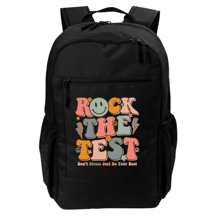 Teachers Test Day Teacher Rock The Test Daily Commute Backpack