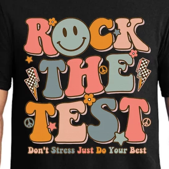 Teachers Test Day Teacher Rock The Test Pajama Set