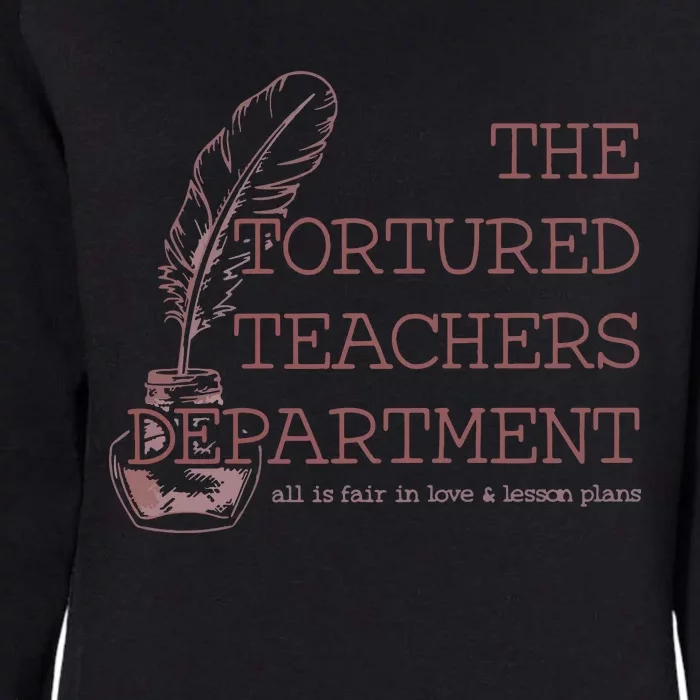 Tortured Teachers Department Womens California Wash Sweatshirt