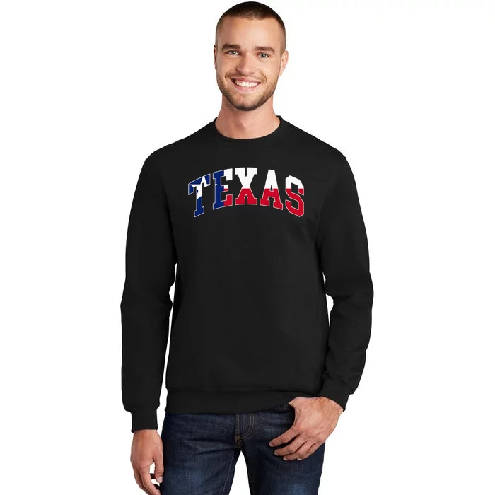 Texas Throwback Design Flag Of Texas Classic Tall Sweatshirt