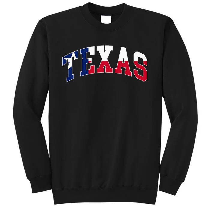 Texas Throwback Design Flag Of Texas Classic Tall Sweatshirt