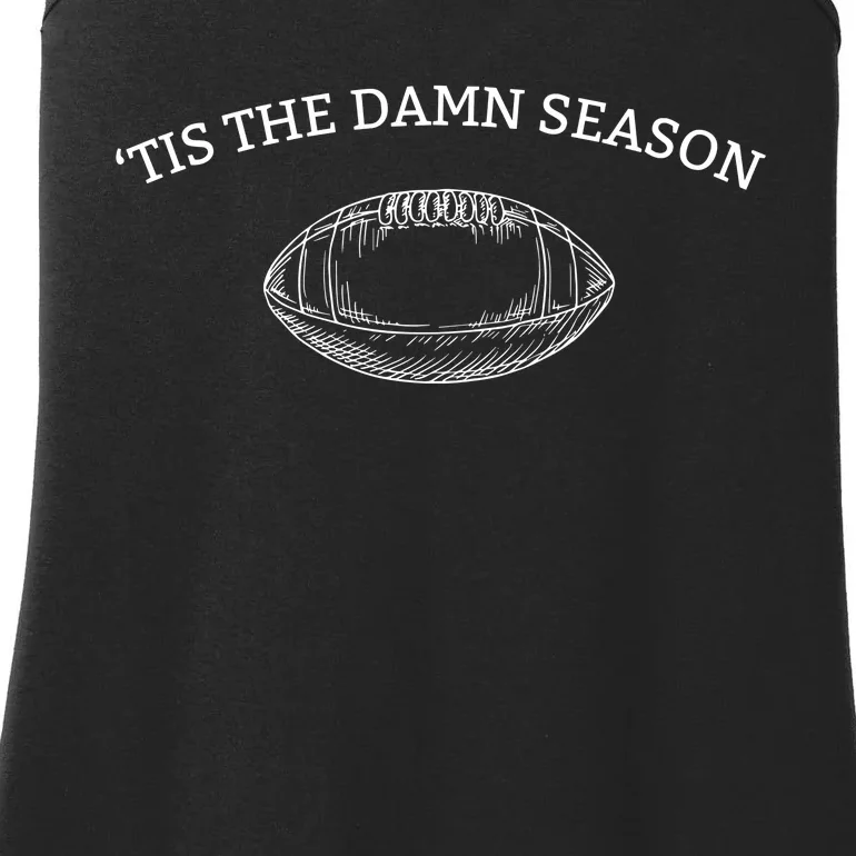 Tis The Damn Season Football Ladies Essential Tank