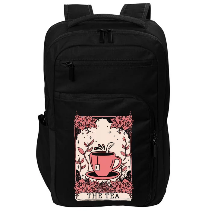 The Tea Drinker Tarot Card Reading Occult Impact Tech Backpack