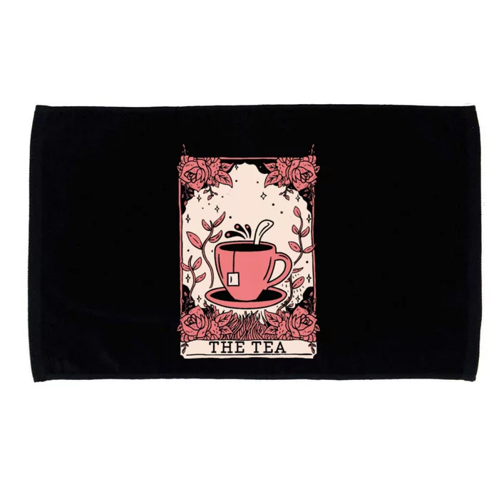 The Tea Drinker Tarot Card Reading Occult Microfiber Hand Towel