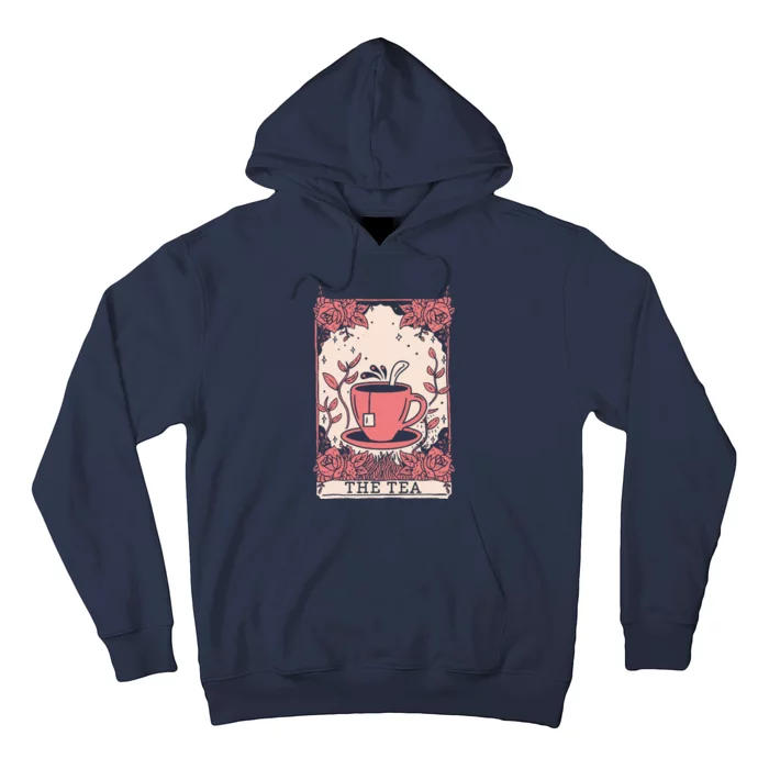 The Tea Drinker Tarot Card Reading Occult Hoodie