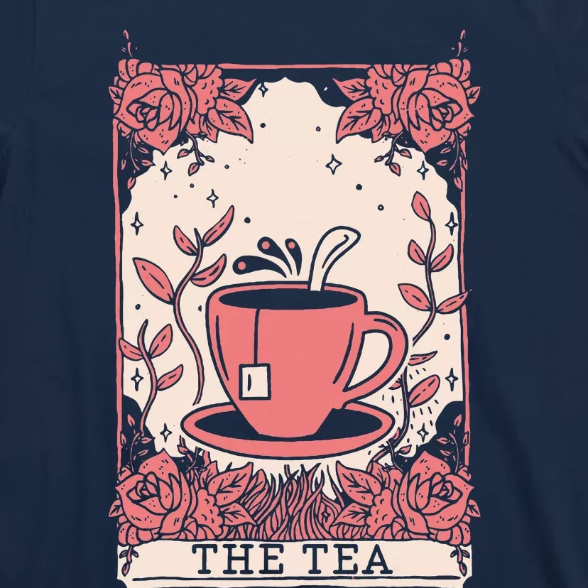 The Tea Drinker Tarot Card Reading Occult T-Shirt