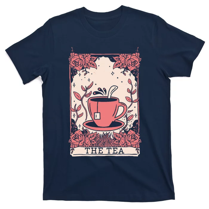 The Tea Drinker Tarot Card Reading Occult T-Shirt