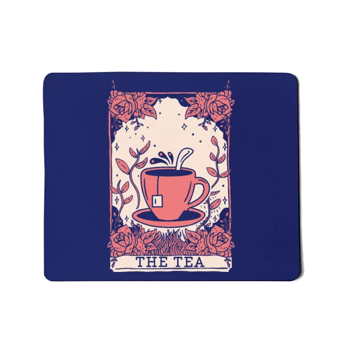 The Tea Drinker Tarot Card Reading Occult Mousepad