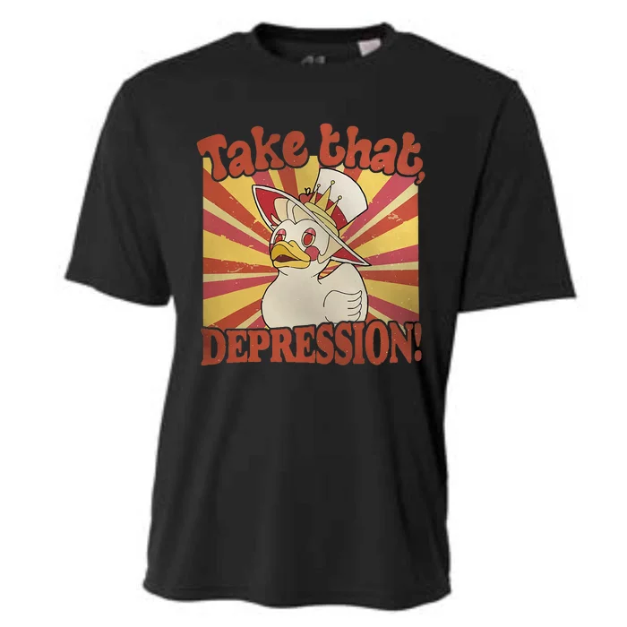 Take That Depression Duck Lucifer Duck Cooling Performance Crew T-Shirt