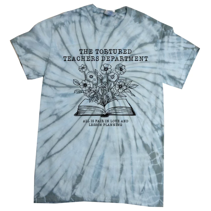 Tortured Teachers Department Funny Teacher Tie-Dye T-Shirt