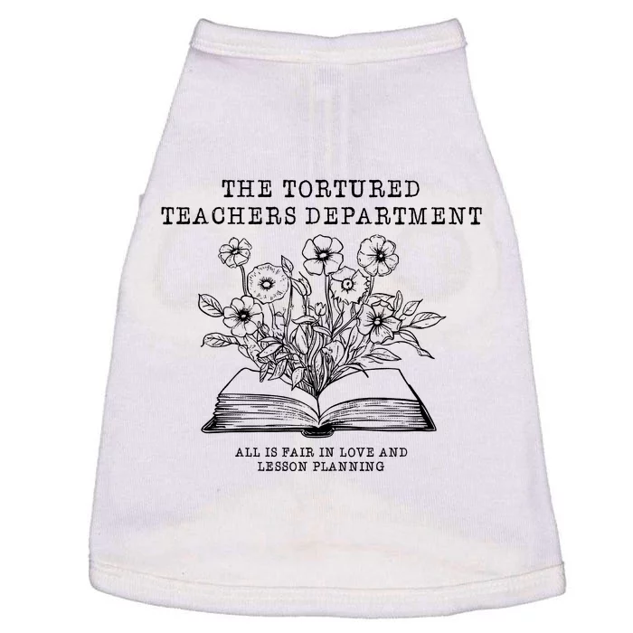 Tortured Teachers Department Funny Teacher Doggie Tank