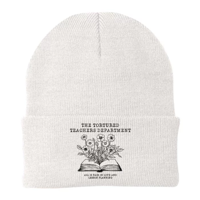 Tortured Teachers Department Funny Teacher Knit Cap Winter Beanie