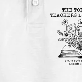 Tortured Teachers Department Funny Teacher Dry Zone Grid Performance Polo