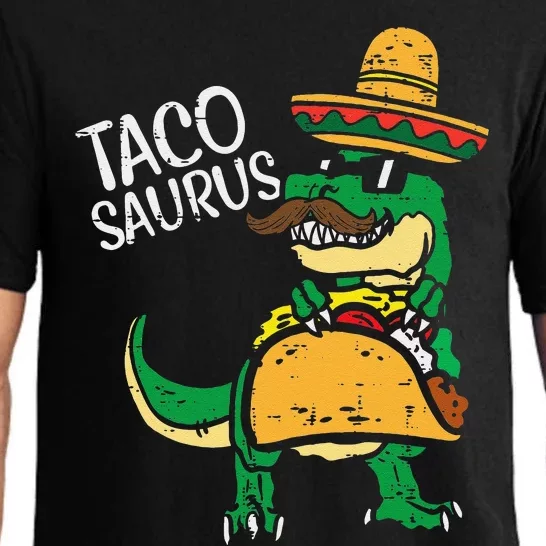 Tacosaurus Taco Dino Trex Cinco De Mayo Pajama Set