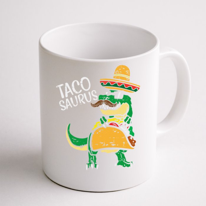 Tacosaurus Taco Dino Trex Cinco De Mayo Funny Front & Back Coffee Mug