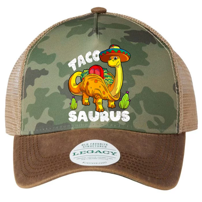 Tacosaurus Taco Dinosaur Funny Dino Cinco De Mayo Mexican Legacy Tie Dye Trucker Hat