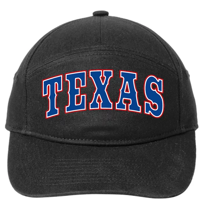 Texas Throwback Design Classic 7-Panel Snapback Hat