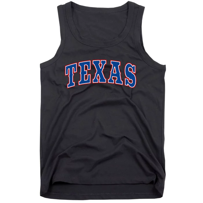 Texas Throwback Design Classic Tank Top