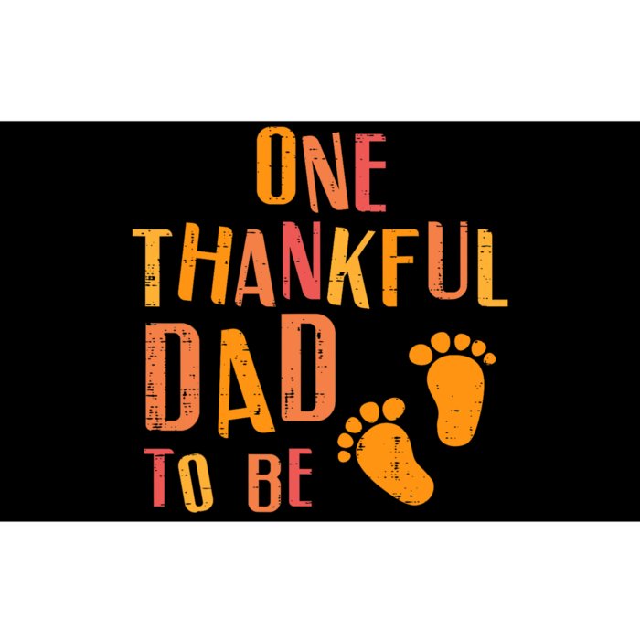 Thanksgiving Thankful Dad To Be Pregnancy Announcement Bumper Sticker