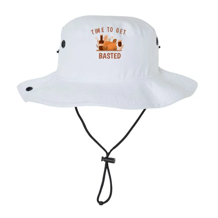 Turkey Thanksgiving Day Time To Get Basted Thanksgiving Fun Meaningful Gift Legacy Cool Fit Booney Bucket Hat