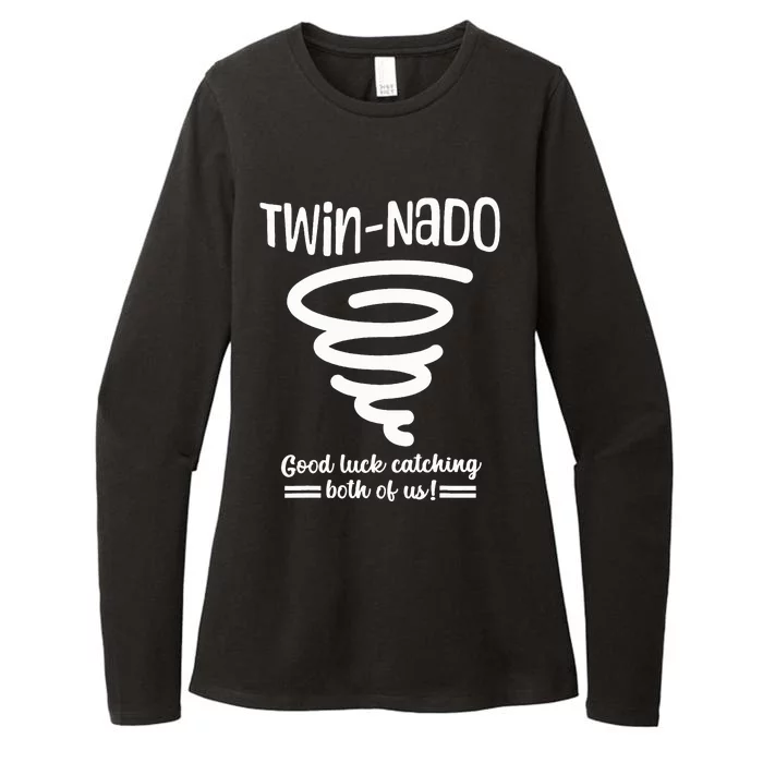 Tornado Twin Day For Spirit Week Best Friend Twinning Sister Womens CVC Long Sleeve Shirt