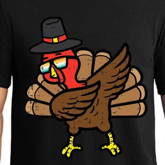 Thanksgiving Turkey Dab Dance Pajama Set