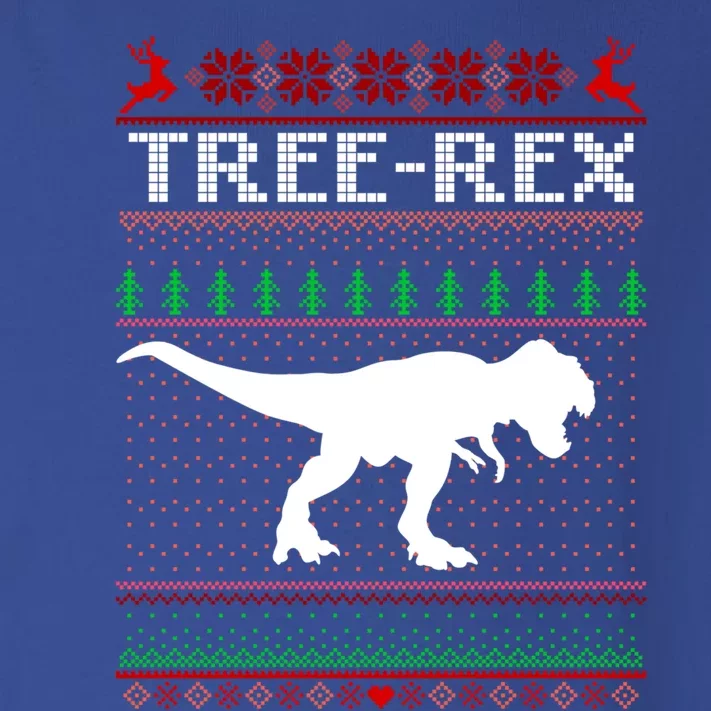 Treegiftrex Tgiftrex Dinosaur Funny Christmas Ugly Sweater Style Gift Toddler Long Sleeve Shirt