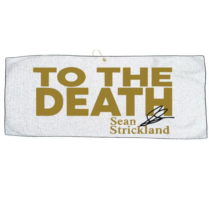 To The Death Sean Strickland Large Microfiber Waffle Golf Towel