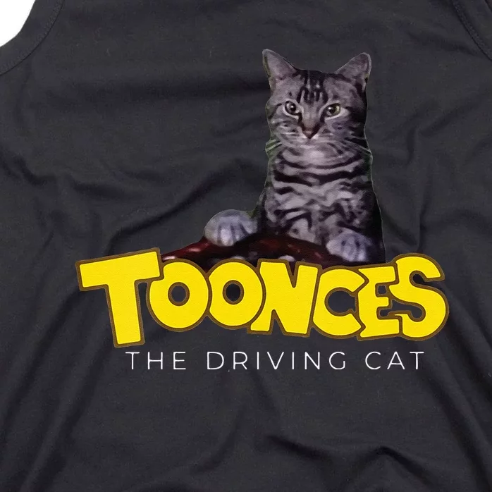 Toonces The Driving Cat Tank Top