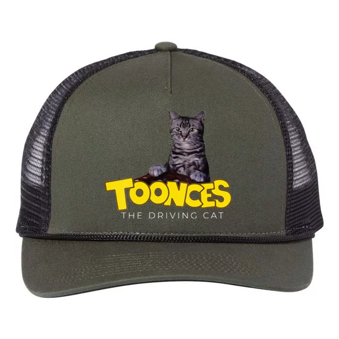 Toonces The Driving Cat Retro Rope Trucker Hat Cap