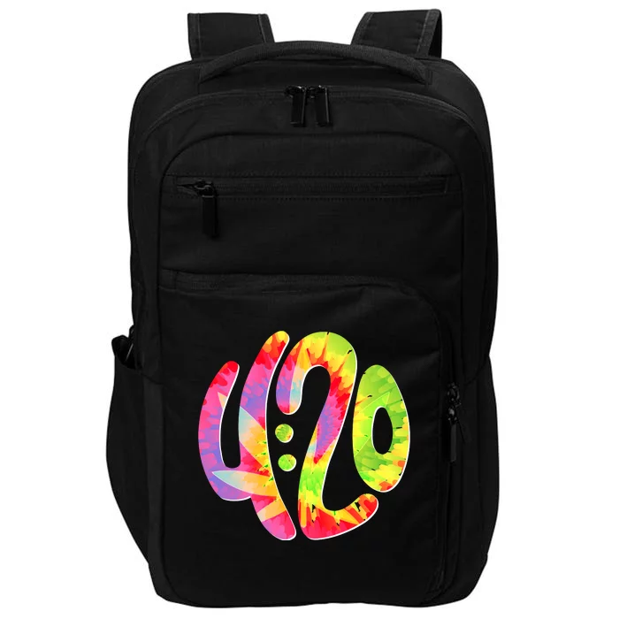 Trippy Tie Dye 4 20 Four Twenty Impact Tech Backpack