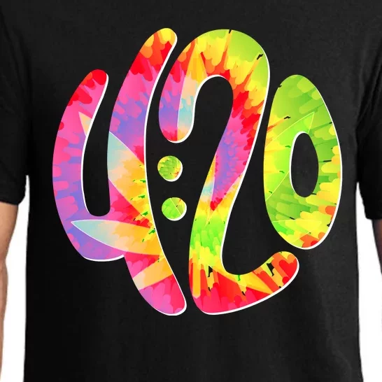 Trippy Tie Dye 4 20 Four Twenty Pajama Set