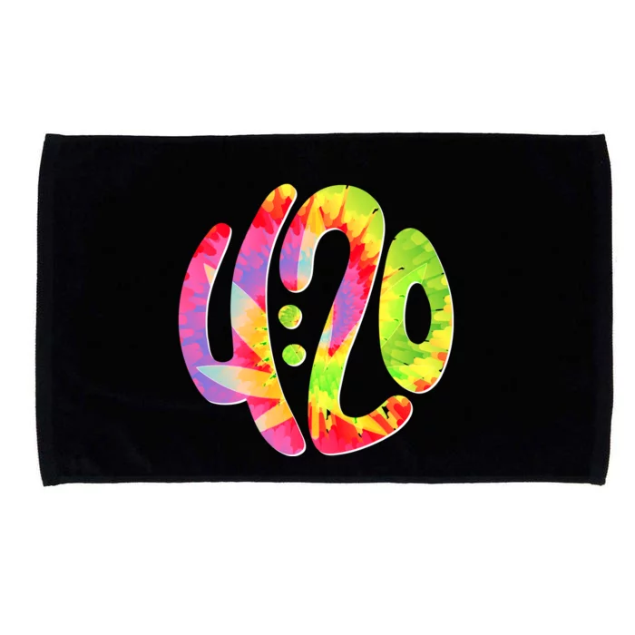 Trippy Tie Dye 4 20 Four Twenty Microfiber Hand Towel