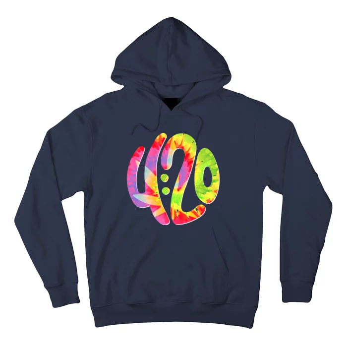 Trippy Tie Dye 4 20 Four Twenty Hoodie