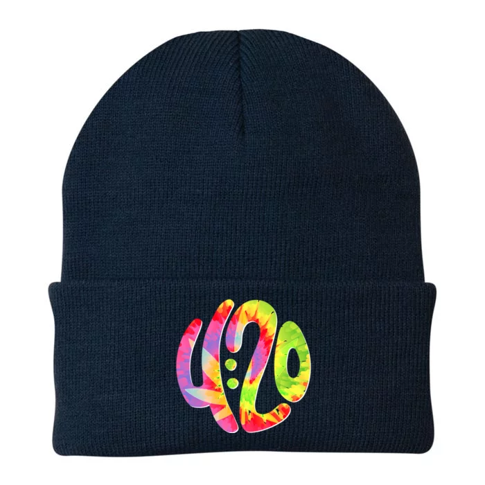 Trippy Tie Dye 4 20 Four Twenty Knit Cap Winter Beanie