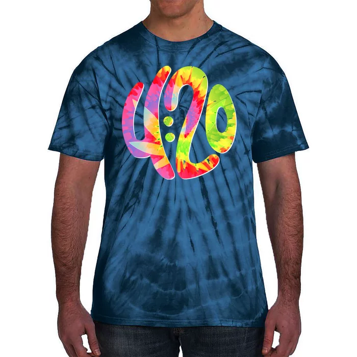 Trippy Tie Dye 4 20 Four Twenty Tie-Dye T-Shirt