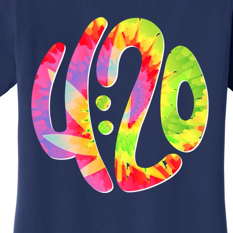 Trippy Tie Dye 4 20 Four Twenty Women's T-Shirt