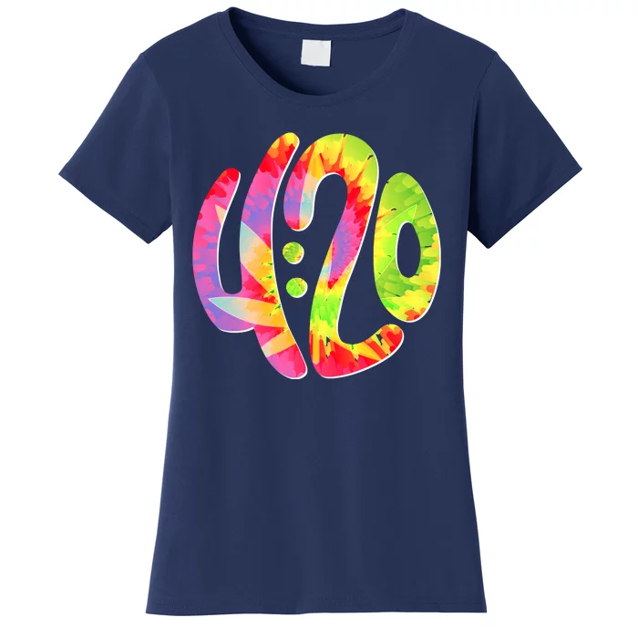 Trippy Tie Dye 4 20 Four Twenty Women's T-Shirt