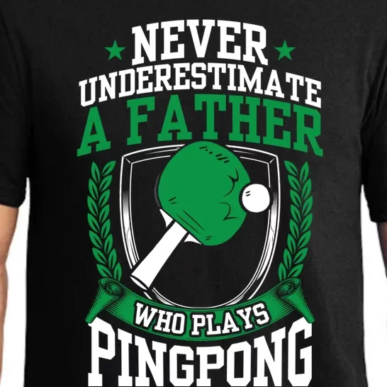 Table Tennis Dad Ping Pong Lover Daddy Fathers Day Meaningful Gift Pajama Set