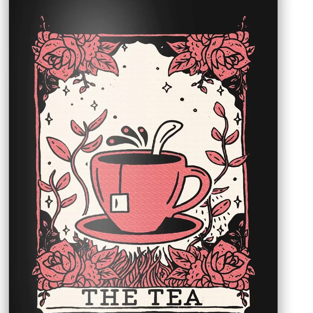 The Tea Drinker Tarot Card Reading Occult Dark Magic Poster