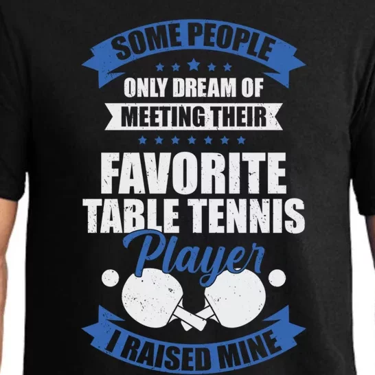 Table Tennis Design Table Tennis Dad Gift Pajama Set