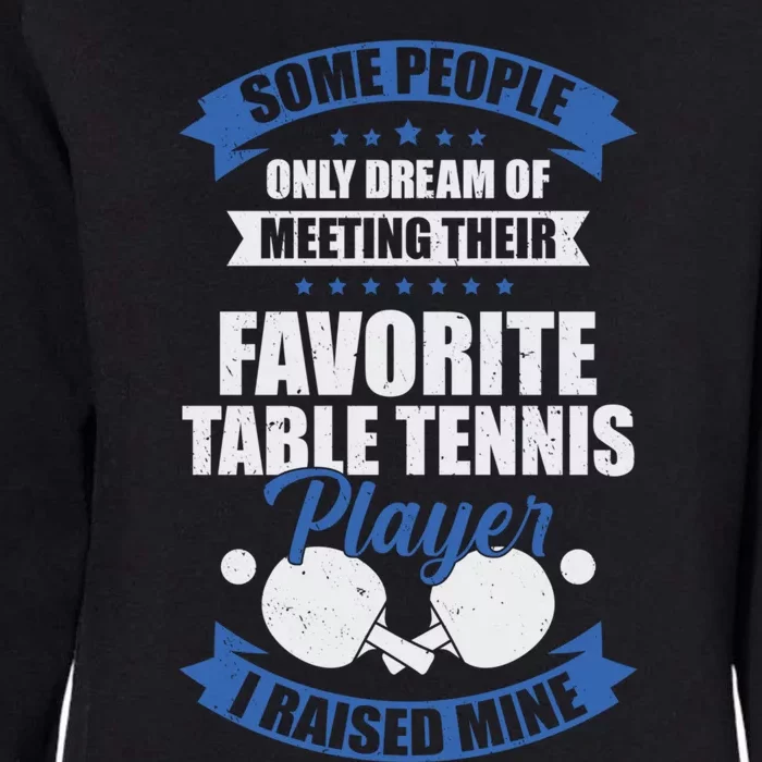 Table Tennis Design Table Tennis Dad Gift Womens California Wash Sweatshirt