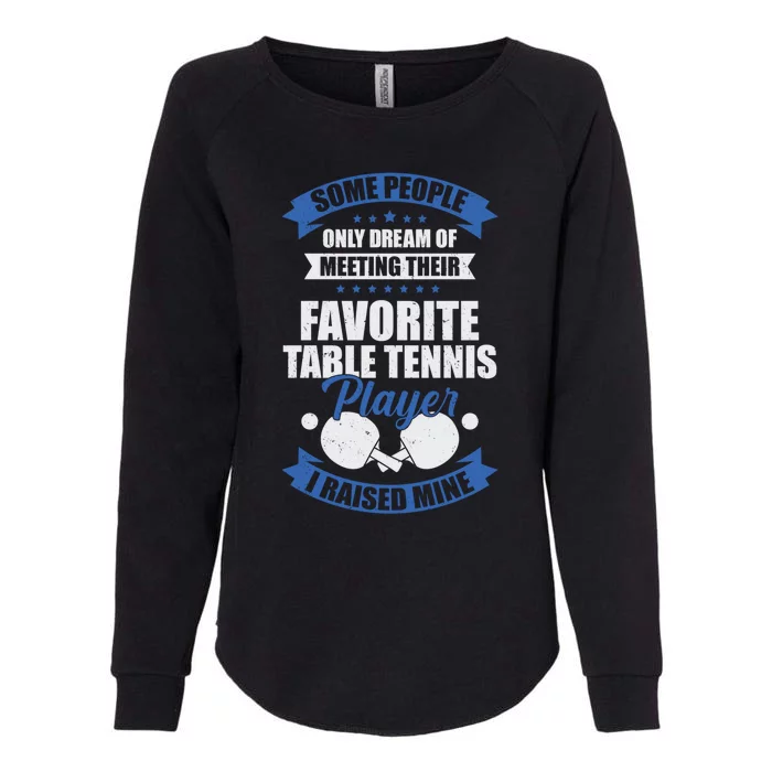 Table Tennis Design Table Tennis Dad Gift Womens California Wash Sweatshirt